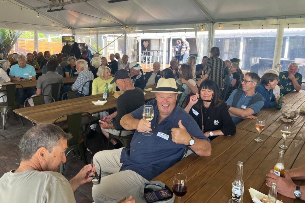 People at event